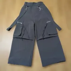 LILL ルーズシルエットハイウエストサスペンダー カーゴパンツ サイズＳのサムネイル