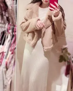 RESEXXY♡フェイクムートンブルゾン