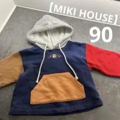 MIKI HOUSE ミキハウス 90cm ネイビーパーカー 90 トレーナー
