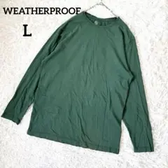WEATHERPROOF ダークグリーン Lサイズ 長袖カットソー 3-63