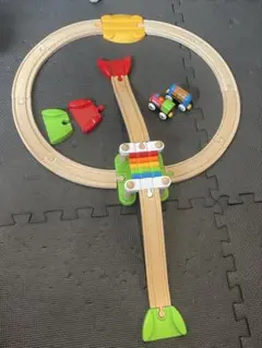 BRIO 木製　電車　レール　積み木　プラレール　電車
