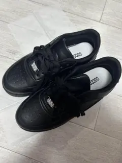 ブラック 厚底スニーカー キラキラ