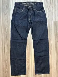 【AMERICAN EAGLE】ストレートデニムパンツ（W29/L30/濃紺）のサムネイル