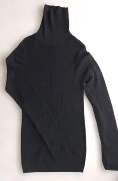 無印良品☆薄手ニットタートルネック【size L】