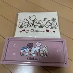 ちいかわ バレンタイン ポーチ チョコパーティー缶 うさぎ ハチワレ 2個セット