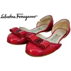 Ferragamo フラットシューズ レッド Ferragamo メリージェーン フラットシューズ | レッド | FARFETCH JP