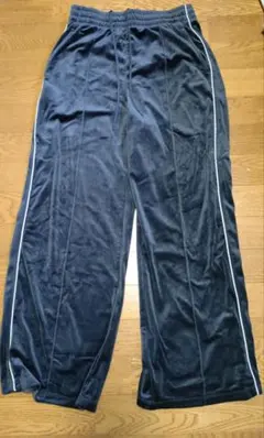 GU ベロア ジャージパンツ Mサイズ ネイビー