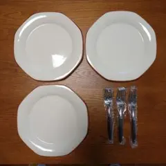 パスタ皿・ フォークセットのサムネイル