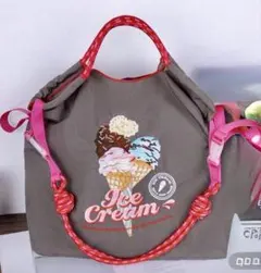 刺繍エコバッグ ボールアンドチェーン