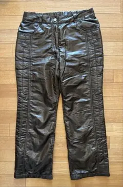 Black & White 防風キルティングパンツ L