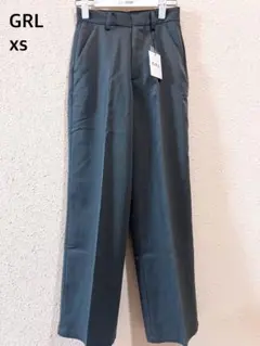 GRL センタープレスストレートパンツ　ai07