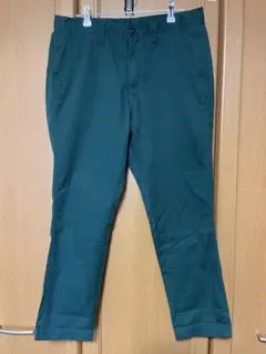 GU ダークグリーン Mサイズ チノパン