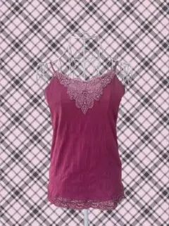 axes femme ピンク レース キャミソール フェアリーコア 森ガール