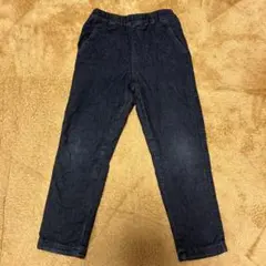 UNIQLO ユニクロ ウォームイージーパンツ デニム　暖パン　120cm