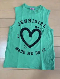 JENNI GIRL ノースリーブ タンクトップ グリーンのサムネイル