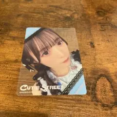 CUTIE STREET たすき衣装 クリアトレカ 梅田　みゆ　きゅーすと