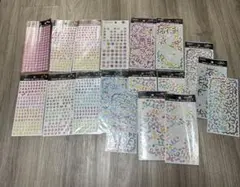 百均 セリア ダイソー デコ シール まとめ売り トレカデコ 18枚