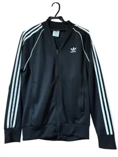 adidas originals ダブルジップトラックジャケット　黒　М
