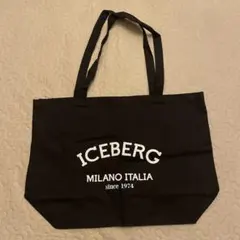ICEBERG ブラック トートバッグ