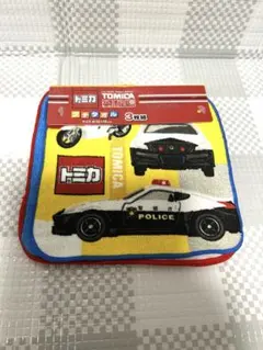 トミカ プチタオル 3枚組 約16×16cmのサムネイル