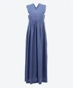HYKE LINEN MAXI DRESS ブルー サイズ2のサムネイル