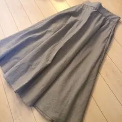 ユニクロ　サーキュラー　ストライプスカート