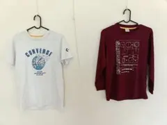 バスケ　練習着　CONVERSE Tシャツと長袖ウェアセット
