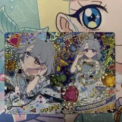 じ*☆様 ひみつのアイプリ　ジュエルバズリウムアクアマリン　える　サイン