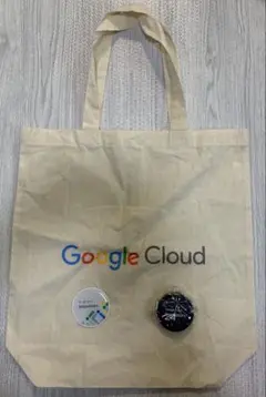 Google Cloudトートバッグ、ステッカー、メジャー　3点セット