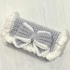 ペンケース 筆箱 ポーチ 編み物 ハンドメイド