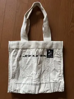 牛さんシルエットが可愛い スクエアトートバッグ