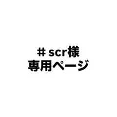 scr様 専用ページのサムネイル