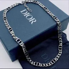 Christian Dior ネックレス　アイコン　チェーン　喜平　シルバー