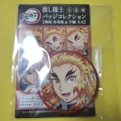 鬼滅の刃　煉獄杏寿郎　推し隊士バッジコレクション　缶バッジ