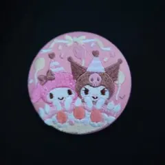 サンリオ キャラクターズ 刺繍 缶バッジ ビスケット3 シークレット