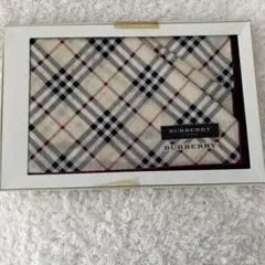 BURBERRY チェック柄 シルクハンカチ