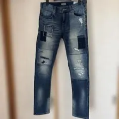 BATLOW DENIM デニム ダメージ パッチワークデザイン 28サイズ