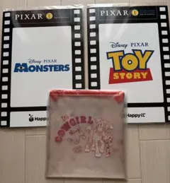 HappyくじPIXAR トイストーリーモンスターズインクカードポーチセット売り