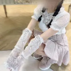 LIZLISA アームウォーマーレーストップス ͙*🍓LIZ LISA ラフォーレ原宿店🍓‧͙* たくさんリボンをあしらった
