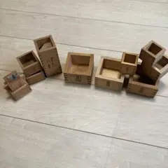 木曽檜升とようじ徳利セット