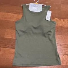 新品 モールドカップ付アメリカンスリーブ S グリーンのサムネイル