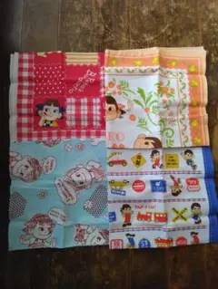 新品　ペコちゃんのバンダナショップ　　四種類　セットのみ