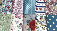 キャスキッドソン　ラミネート　生地