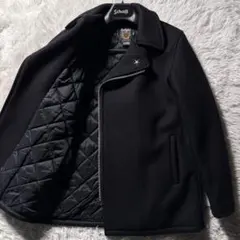 極美品✨schott ピーコート　ワンスター　768 黒キルティング　ライダース 2025年最新】schott ワンスター pコートの人気アイテム - メルカリ