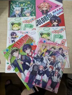 カラフルピーチ ノートとクリアファイルセット