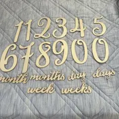 フォトプロップス　18個セット　木製　ニューボーンフォト　誕生日