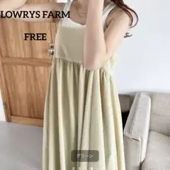 【LOWRYS FARM】 ポコポコキャミワンピース