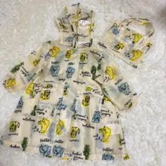 美品✨ムージョンジョン　レインコート　Sサイズ　動物柄　アニマル