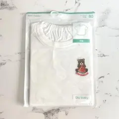 【新品・未開封】GU BABY カンタンT 半袖 クマ 80のサムネイル