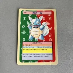 【極美品】カメール トップサン 裏面青 008 美品】当時物 トップサン製 ポケモンカード カメール 008 裏青 - メルカリ
